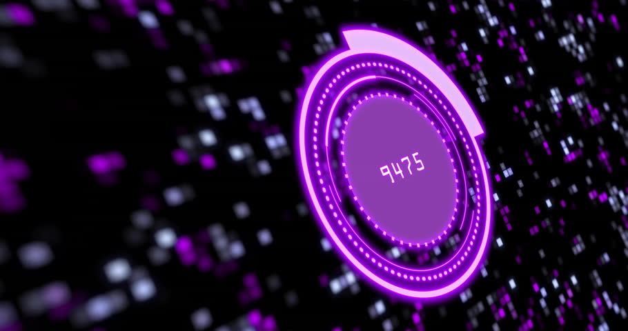 Data arrival activating HUD ring on world map rotating and pulsing readouts for dashboard display. Technology, data visualization, holographic, digital, futuristic, interface, analytics