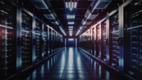 Futuristic interface displaying global data and server room activity - Powered by Shutterstock - Get 15% off with code: PIKWIZARD15