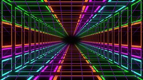 Neon grid tunnel appearing triggers floating 3D HUGE SALE sign glowing and pulsing promoting sale. Neon, perspective, digital, vibrant, futuristic, advertising, dynamic - Powered by Shutterstock - Get 15% off with code: PIKWIZARD15