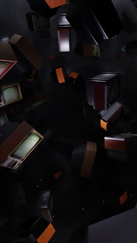 Retro TV Television For History Technology is motion footage for commercial films and cinematic in Television scene. Also good background for scene and titles, logos.