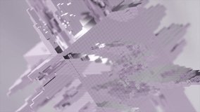 Metallic structure with a complex design rotates, evolving and changing its shape, isolated on a white background, creating an abstract and futuristic visual experience. 3D Illustration - Powered by Shutterstock - Get 15% off with code: PIKWIZARD15