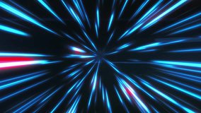 High speed flying lines, blue digital lights speed, neon glowing beams in motion, technology tunnel, neon light movement. Seamless looping 3D animation, 4K.
 - Powered by Shutterstock - Get 15% off with code: PIKWIZARD15