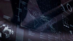 Female operator hovering over holographic map in control room, tapping, zooming, focusing Asia data. Technology, futurism, data visualization, interface, innovation, digital, analytics - Powered by Shutterstock - Get 15% off with code: PIKWIZARD15