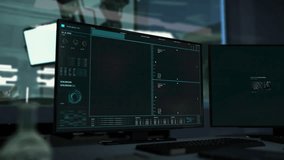 Medical diagnosis scanner inspecting heart organ of the sick patient. Medical scanner diagnosing the ill person with a dangerous disease. Medical diagnosis scanner detects Cardiac Ischemia. - Powered by Shutterstock - Get 15% off with code: PIKWIZARD15