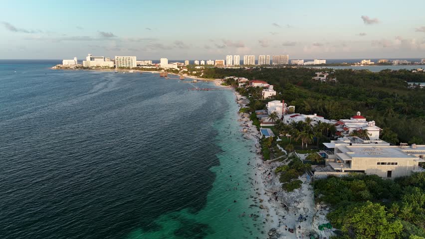Cancun beach mexico yucatan peninsula