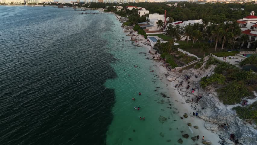 Cancun beach mexico yucatan peninsula