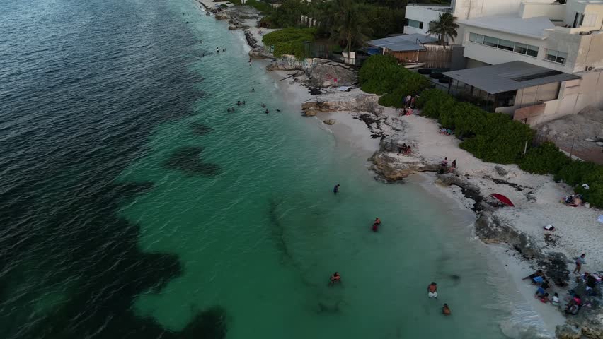 Cancun beach mexico yucatan peninsula