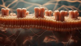 Ion channels opening and closing in cell membrane - Powered by Shutterstock - Get 15% off with code: PIKWIZARD15