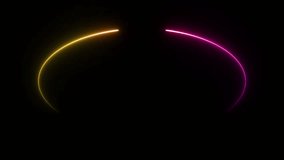 Two Ellipse Gradient glow line running around Overlay effect - Powered by Shutterstock - Get 15% off with code: PIKWIZARD15