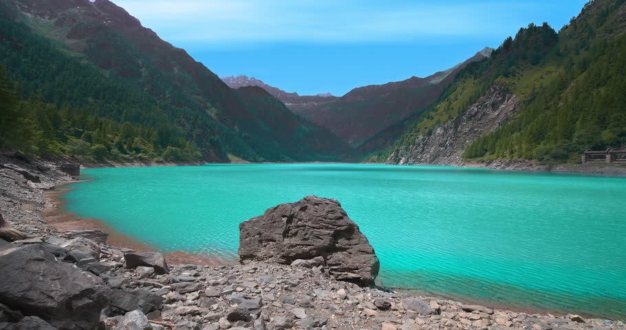 Landscape on the lake of Horses