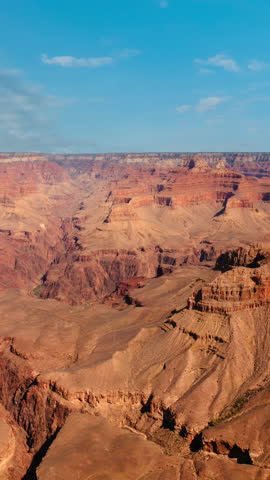 Grand canyon nation park time lapse on a sunny day. Arizona, USA.