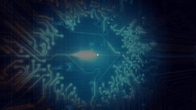 On start rotating globe extending lines toward user icons, hex streams illustrating network growth. Technology, connectivity, cyberspace, data, innovation, digital, communication - Powered by Shutterstock - Get 15% off with code: PIKWIZARD15