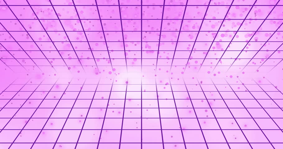 Green arrow sliding triggers letters vanishing and 3D text pulsing on pink grid for sale promotion. Neon, futuristic, digital, dynamic, geometric, vibrant, advertising