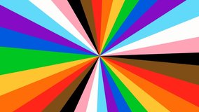 Rainbow flag animation for Pride Month. Seamless LGBTQ+ loop for social media. HD video background. - Powered by Shutterstock - Get 15% off with code: PIKWIZARD15