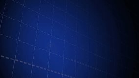 Left-edge bar entry causing bars rising, clock fading, rotating, lines pulsing to show data trends. Analytics, dashboard, innovation, digital, futuristic, motion, technology - Powered by Shutterstock - Get 15% off with code: PIKWIZARD15