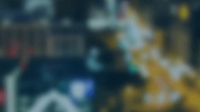 Starting blurred cityscape cloud icons appearing multiplying tech icons, fading depicting lifecycle. Abstract, digital, futuristic, dynamic, urban, innovation, connectivity - Powered by Shutterstock - Get 15% off with code: PIKWIZARD15