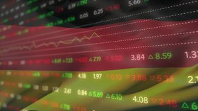 German flag fading in, waving over tickers updating and shifting chart lines showing market trends. Digital, financial, oscillating, vibrant, dynamic, technological, data-driven - Powered by Shutterstock - Get 15% off with code: PIKWIZARD15