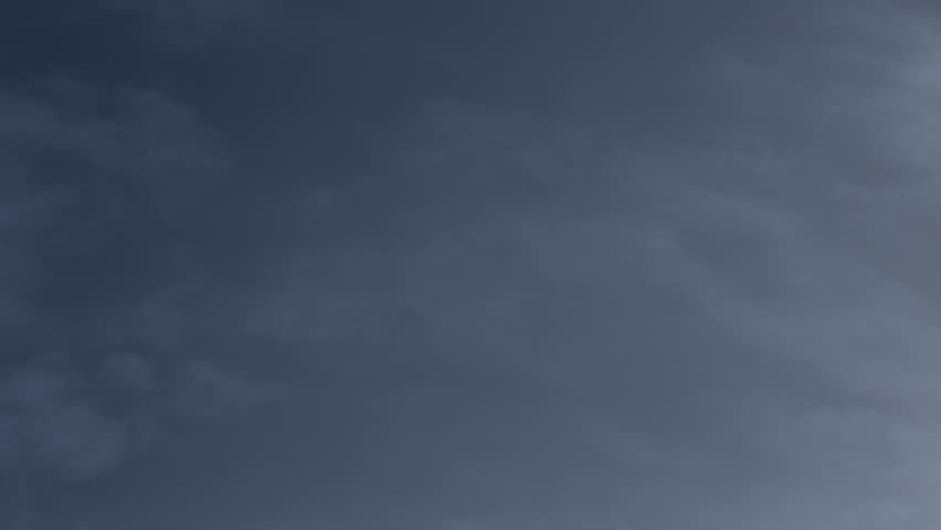 dark storm clouds are moving with lightning fast at viewer 3d rendering, Side view .	