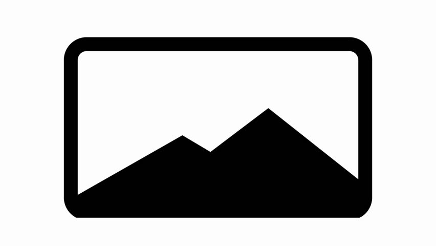 mountain picture icon animation illustration 