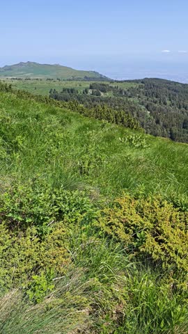 Amazing Spring Panorama of Vitosha Mountain, Bulgaria