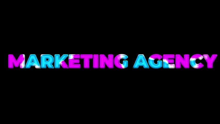 Dynamic Marketing Agency Text Animation
