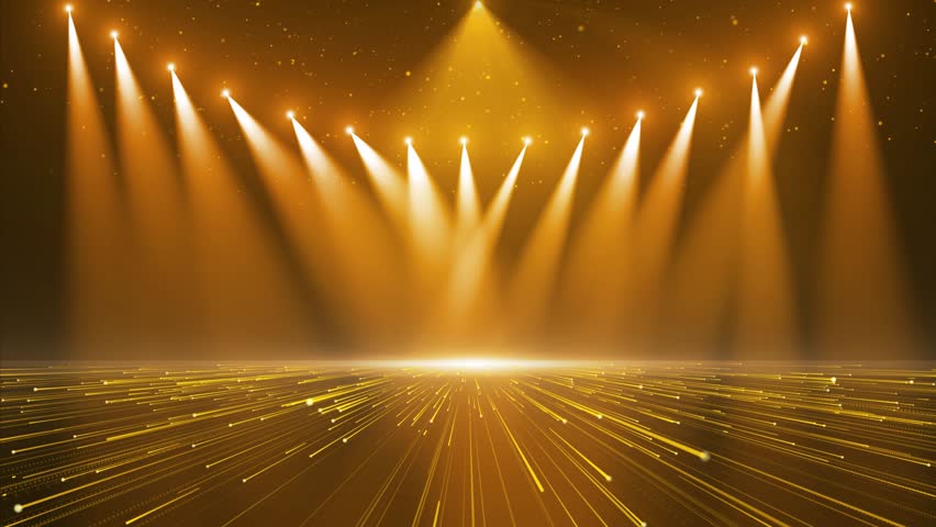 Cool lights flashing stage background