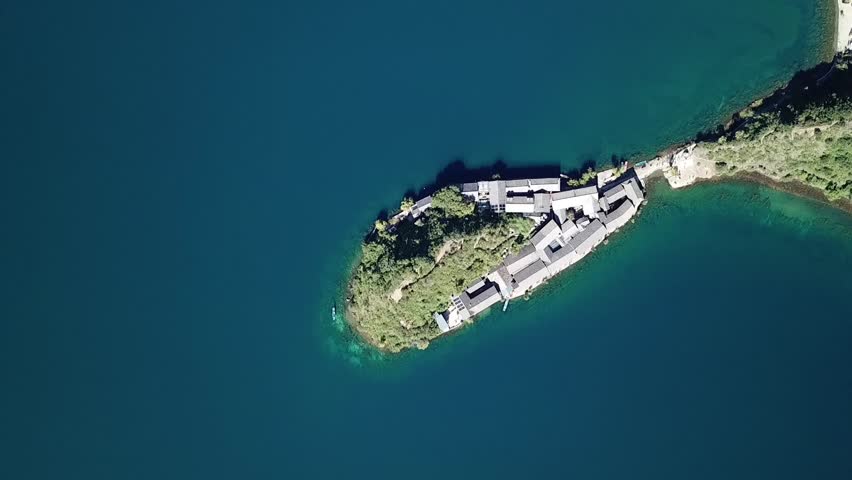 Aerial photography of the beautiful lakes of the Yunnan Plateau in China