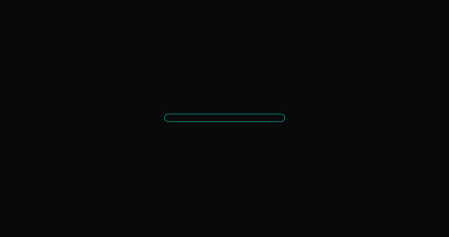 Cyan Loading Bar Animation – Bright Progress Bar on Dark Backgroun

