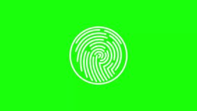 fingerprint animation with rotating shape blur animation with green screen - Powered by Shutterstock - Get 15% off with code: PIKWIZARD15