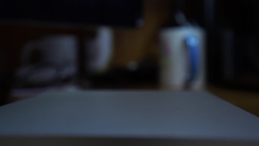 Slow motion bullet review in the table