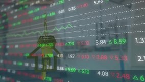 Stocks updating prices shifting graph moving metallic house keychain swaying to showcasing trends. Finance, investment, market, technology, business, trading, analysis - Powered by Shutterstock - Get 15% off with code: PIKWIZARD15