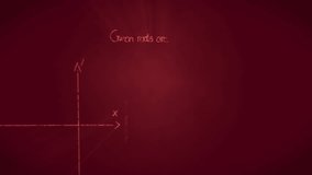 Opening red chalkboard starting globe growing and rotating with formulas shifting illustrating math. Mathematics, education, digital, animation, science, stem, visualization - Powered by Shutterstock - Get 15% off with code: PIKWIZARD15