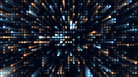 Abstract animated 3D digital background with glowing dots and depth effect, futuristic tech animation, data particles, sci-fi motion. seamless loopable element - Powered by Shutterstock - Get 15% off with code: PIKWIZARD15