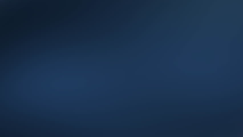 Abstract animated background with smooth dark blue gradient. 