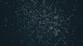 Glitching magenta text displaying HIGH SCORE while particles forming user-icon against dark network. Digital, futuristic, minimalistic, technology, innovation, connectivity, achievement - Powered by Shutterstock - Get 15% off with code: PIKWIZARD15