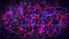 Opening dark core initiating neon waves undulating, magenta YOU WIN! text pulsing, marking victory. Abstract, vibrant, digital, futuristic, celebration, energy, dynamic - Powered by Shutterstock - Get 15% off with code: PIKWIZARD15