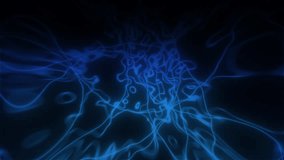 Blue energy field expanding and pulsating on black background - Powered by Shutterstock - Get 15% off with code: PIKWIZARD15
