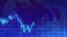 Economy of Canada graph up and down animation with Canadian flag background. Stock Market Concept Moving Animation. Global economy background.	 - Powered by Shutterstock - Get 15% off with code: PIKWIZARD15