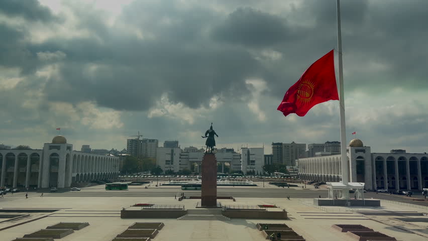 Ala-Too Square, in Bishkek, Kyrgyzstan