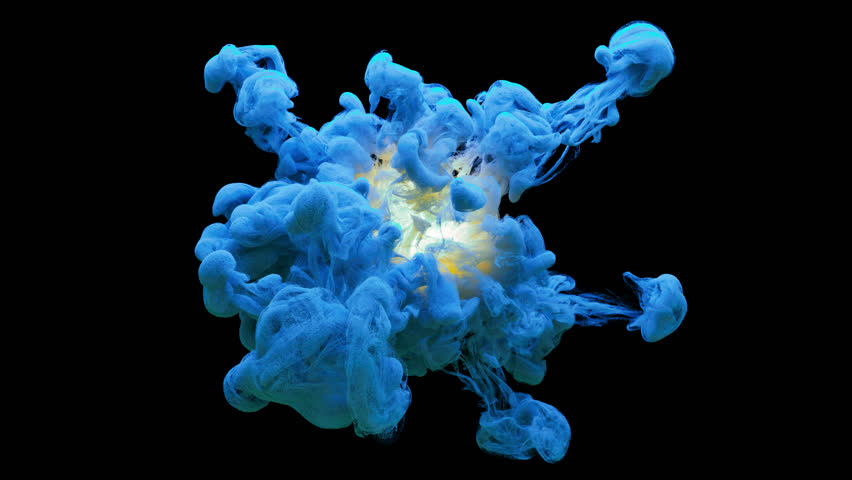 3D animation of a fantastic multicolored explosion. The particle cloud after the explosion spreads smoothly across the frame. File contains Alpha Channel.