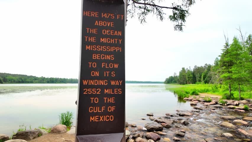 View of Mississippi River Headwaters at Lake Itasca