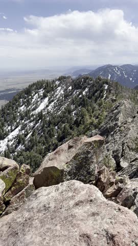 South Boulder Peak, Boulder Colorado, Colorado mountains, Front Range, Rocky Mountains, mountain view, hiking trail, summit view, alpine landscape, scenic vista, panoramic view, mountain panorama,
