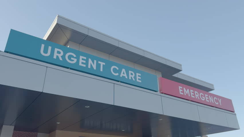 Urgent Care and Emergency Main Entrance 4k
