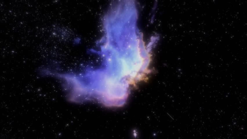 Explore a vibrant cosmic nebula and its ethereal beauty in space