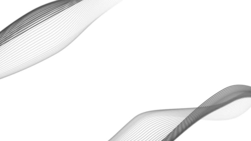 Spectrum waves color line on white background