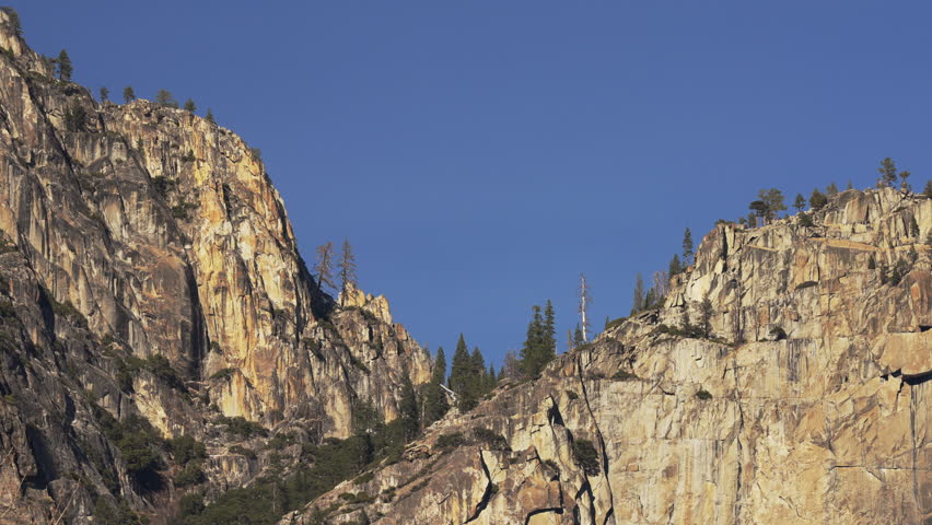 Granite mountain rock face at Yosemite national park 