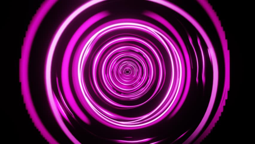 Pink Floating Circles Background VJ Loop in 4K