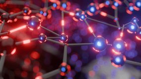 Abstract Glowing Purple Molecular Network: Futuristic Technology Connections with Light Signals for Data, AI, Science - Powered by Shutterstock - Get 15% off with code: PIKWIZARD15