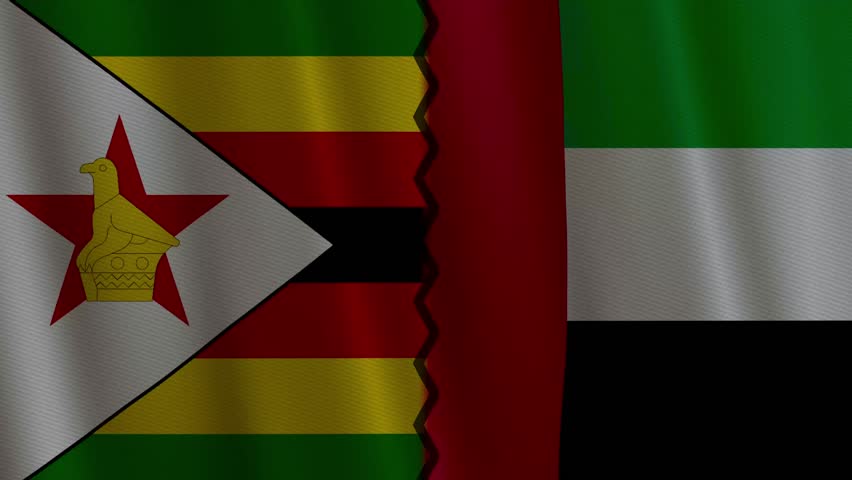 Professional 4K cricket match animation featuring Zimbabwe vs United Arab Emirates. Designed with animated flags, smooth cricket ball motion , ideal for sports broadcasters and content creators.
