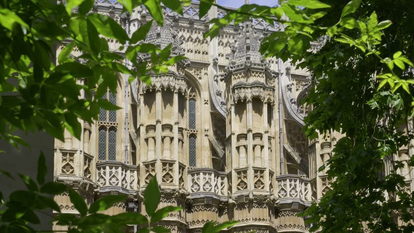 Westminster Abbey detail.
Part of the exterior wall of Westminster Abbey in London, England.